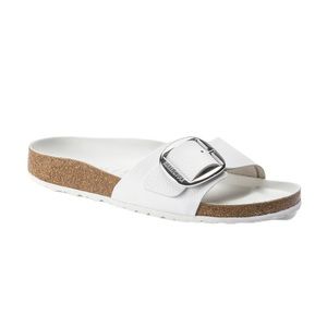 Birkenstock Madrid Big Buckle White SZ 8 or 8.5